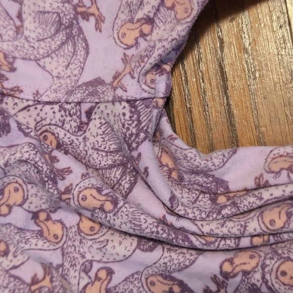 Lularoe pink dodo novelty print leggings - Picture 3 of 4